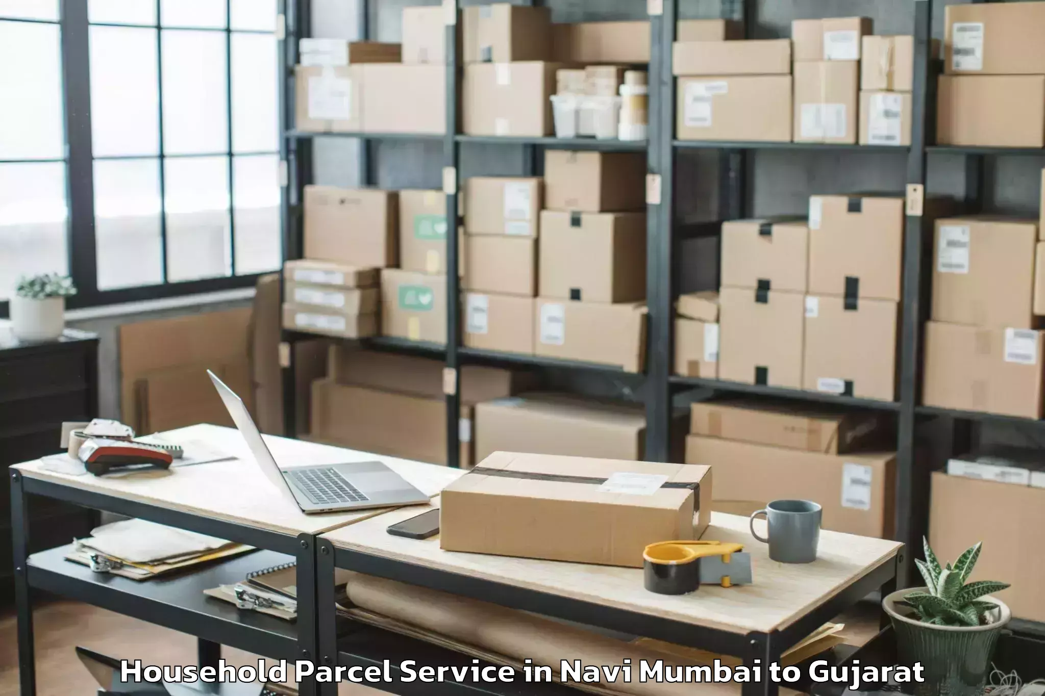 Discover Navi Mumbai to Kanodar Household Parcel